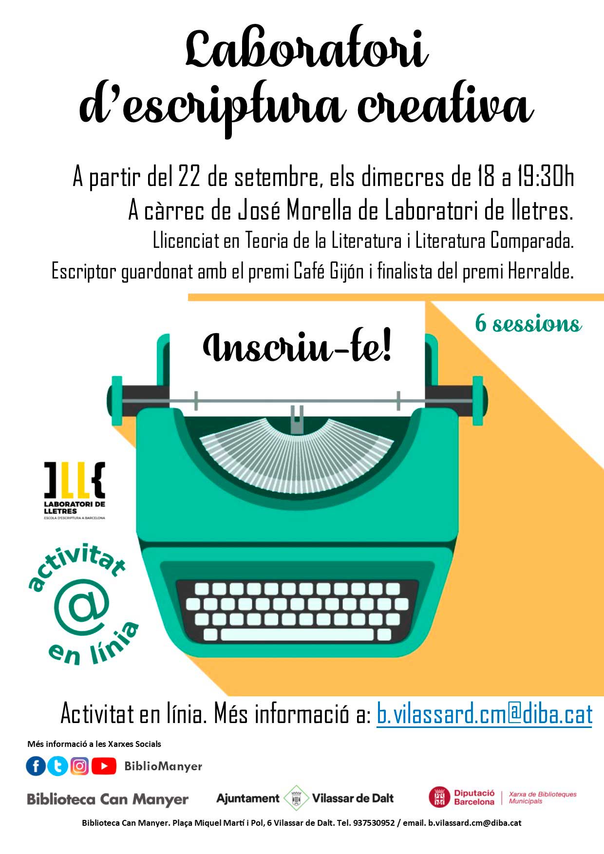 Laboratori d'escriptura creativa