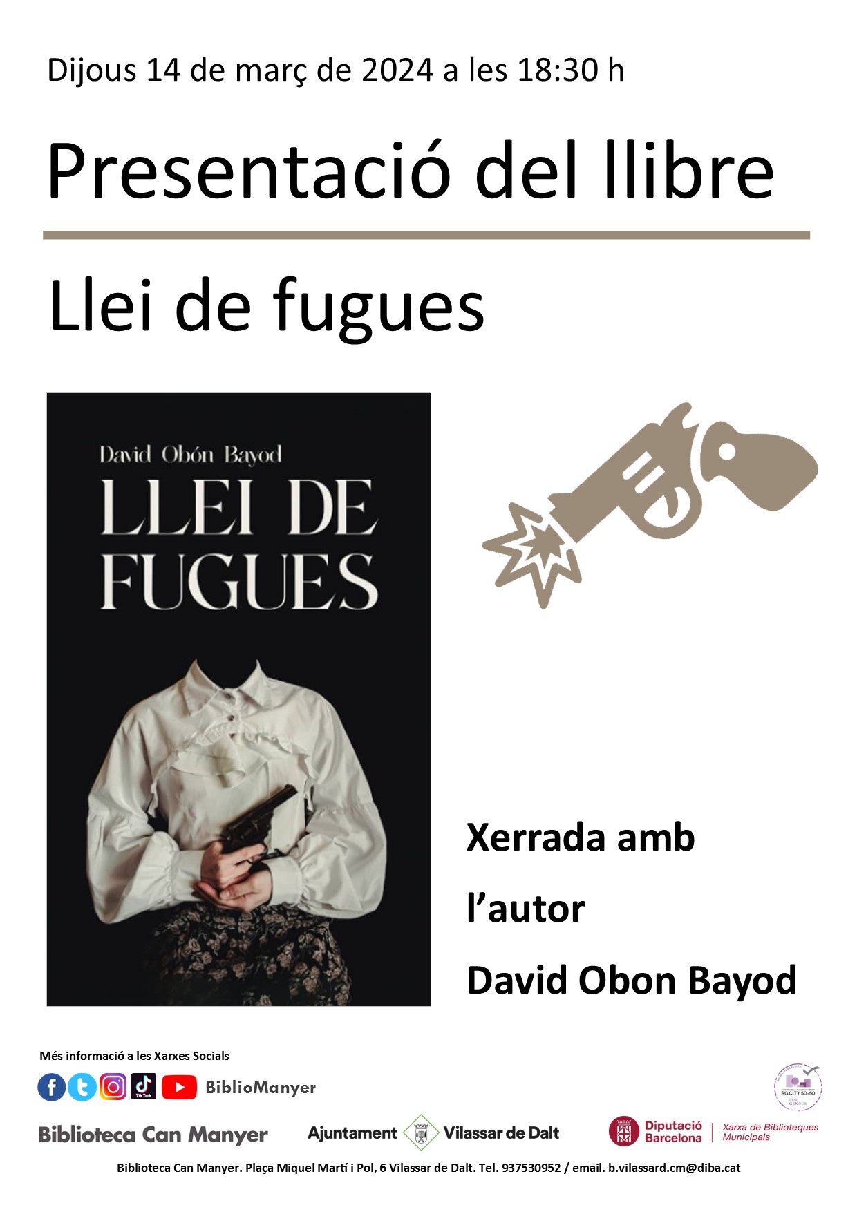 Presentació del llibre 'Llei de fugues'