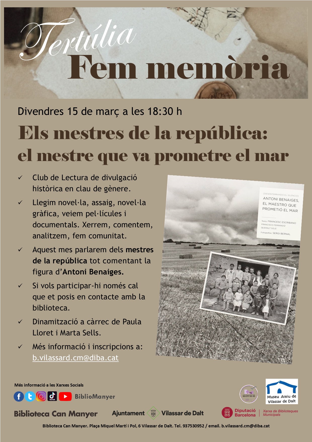 Tertúlia Fem memòria