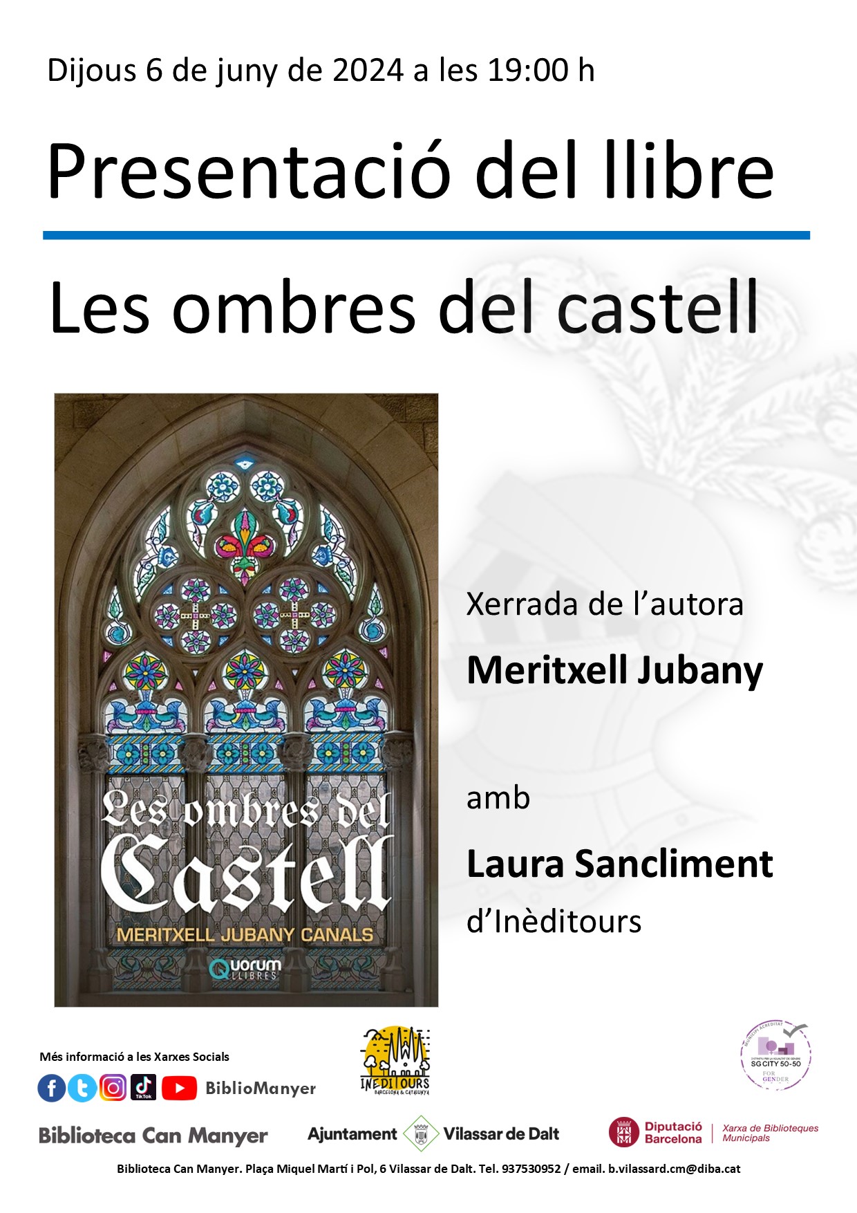 Presentació del llibre 'Les ombres del castell'