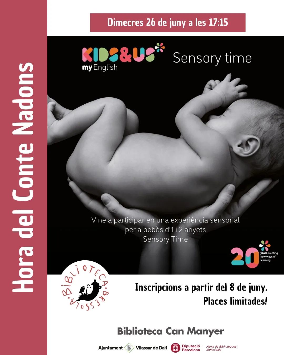 L'hora del conte per a nadons. Sensory time