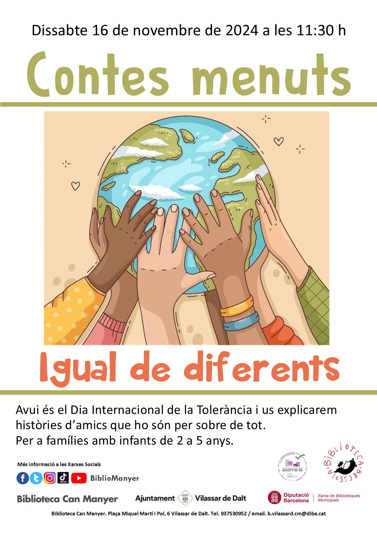 Contes menuts. 'Igual de diferents'
