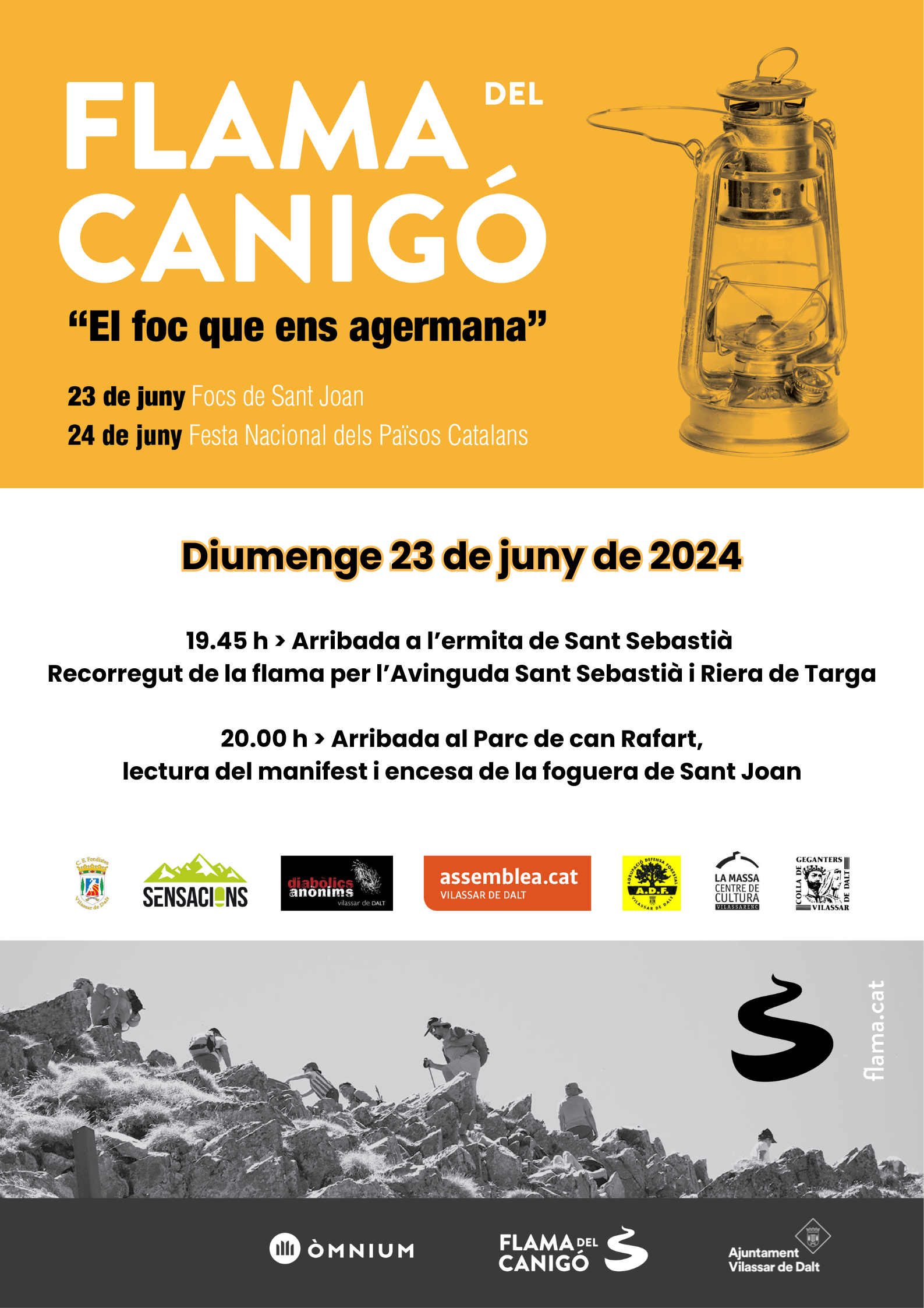Rebuda de la Flama del canigó