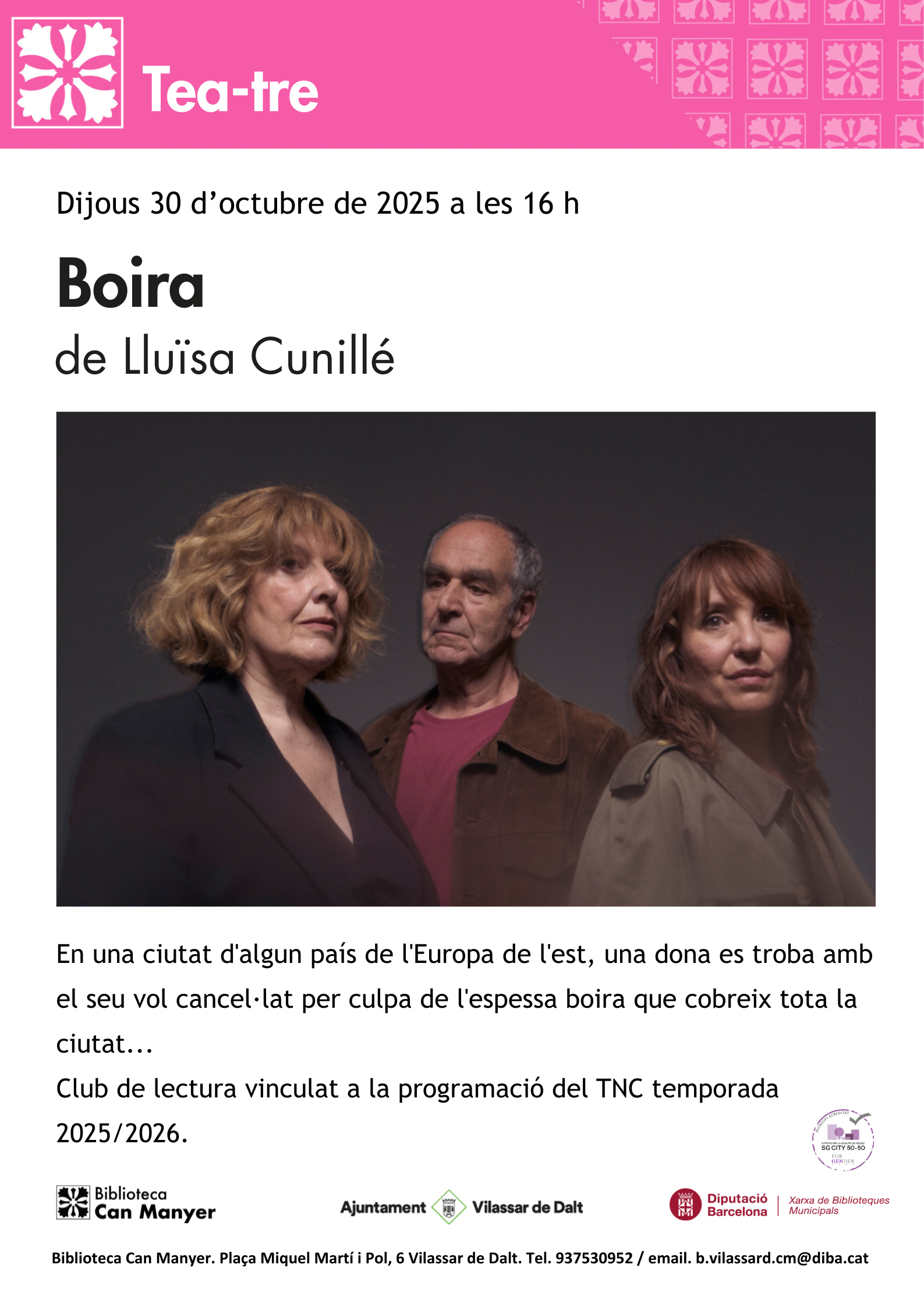 Tea-tre: 'Boira'