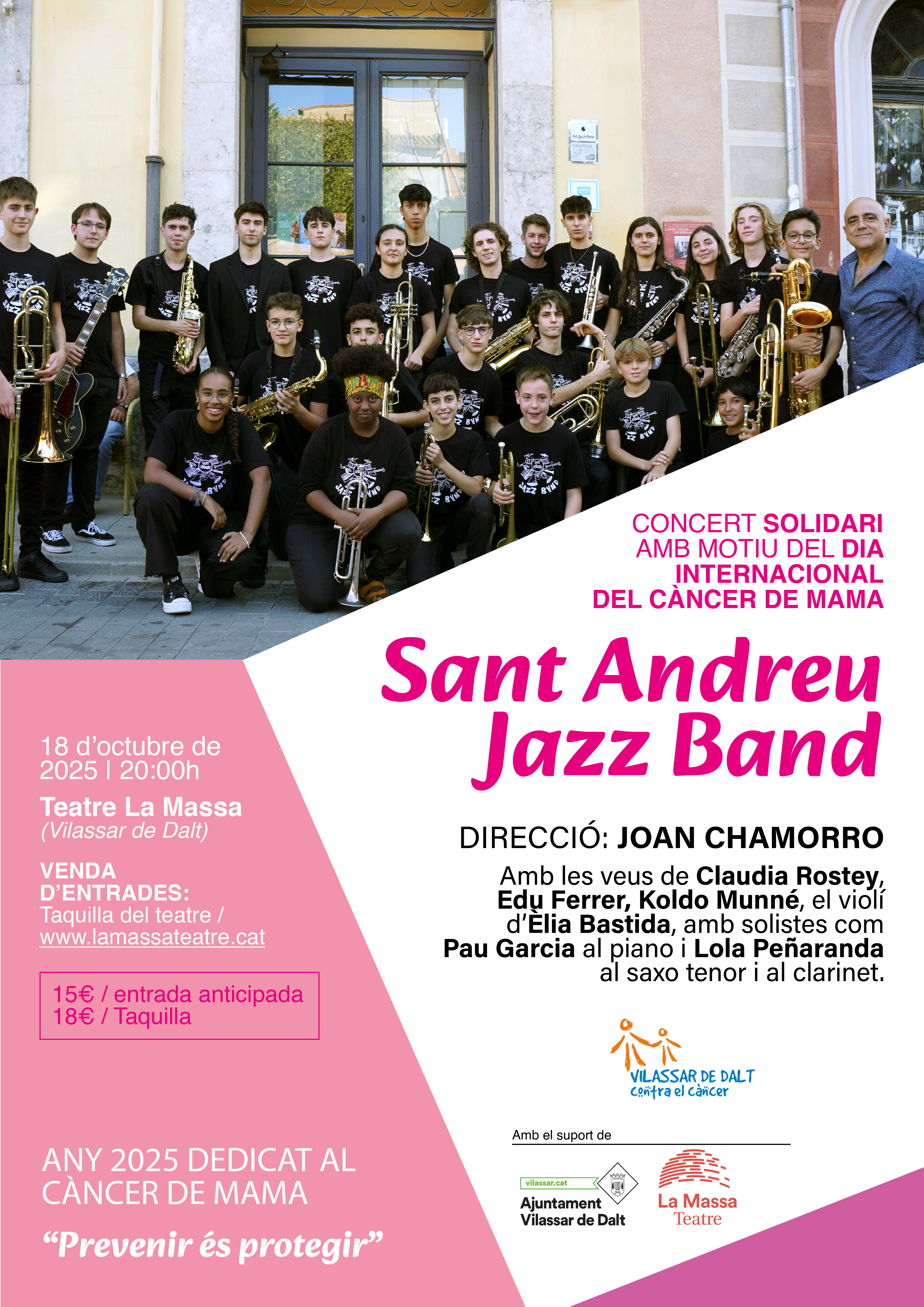Concert solidari. Sant Andreu Jazz Band