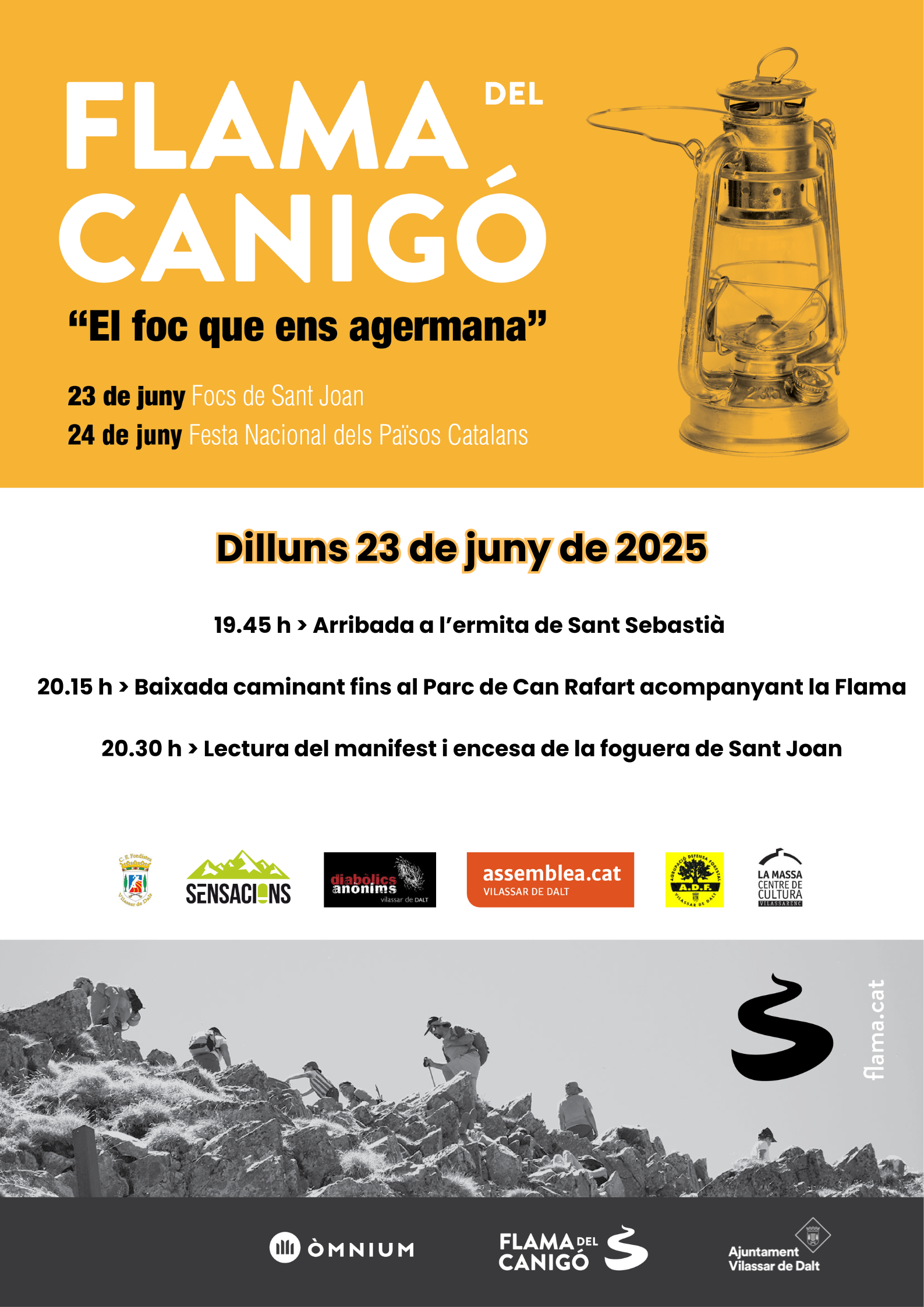 Arribada de la Flama del Canigó