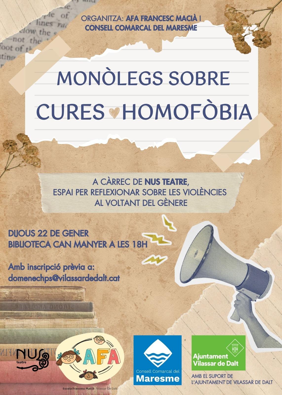 Mon&ograve;legs sobre cures i homof&ograve;bia