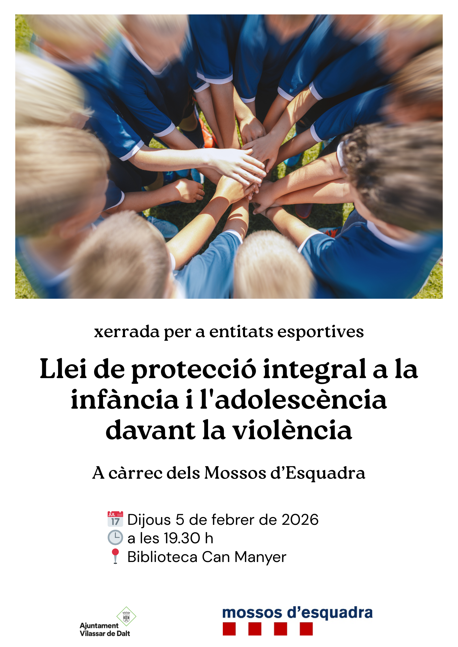 Xerrada sobre la Llei de protecci&oacute; integral a la inf&agrave;ncia i l'adolesc&egrave;ncia davant la viol&egrave;ncia