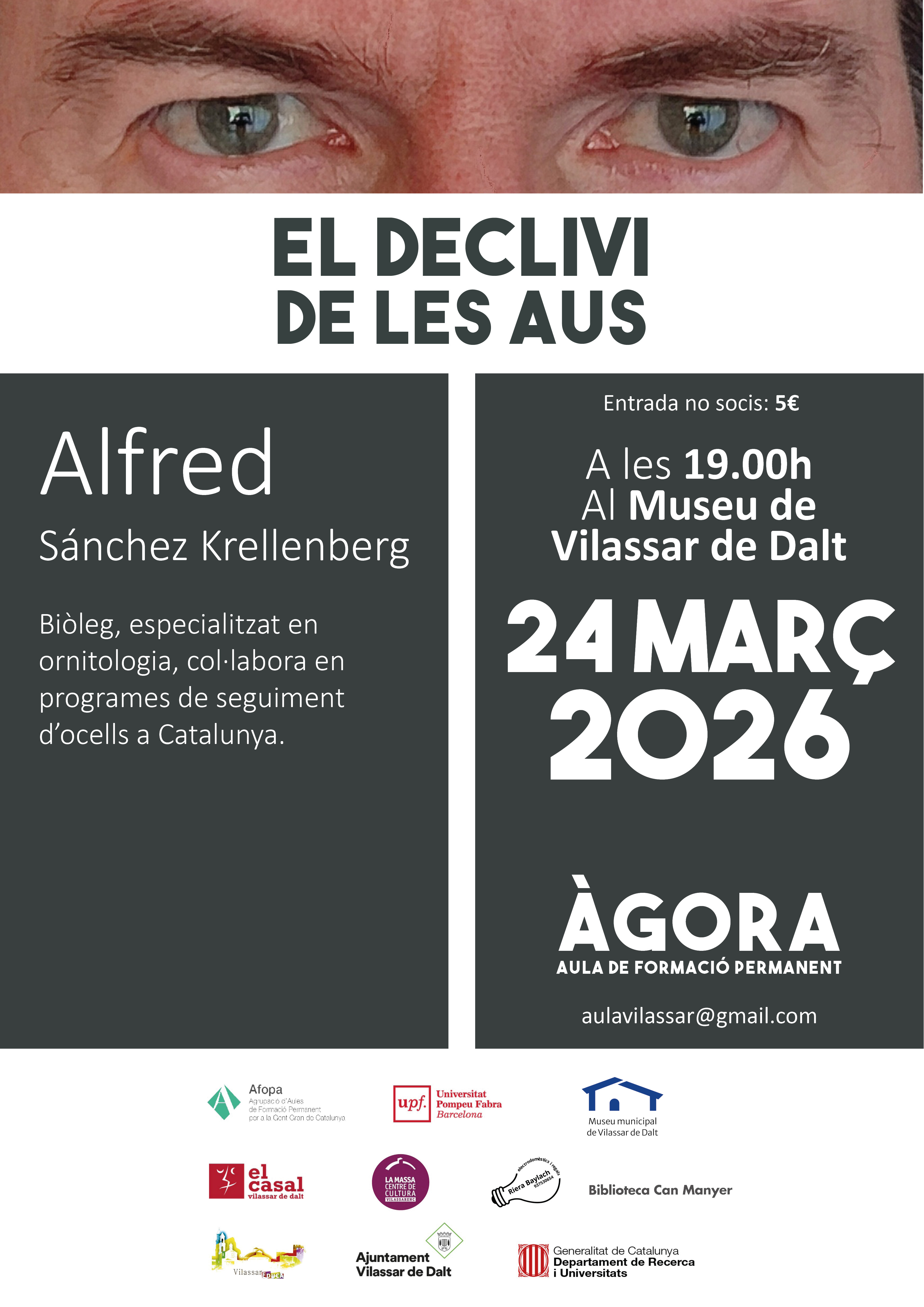 &Agrave;gora Vilassar: 'El declivi de les aus'