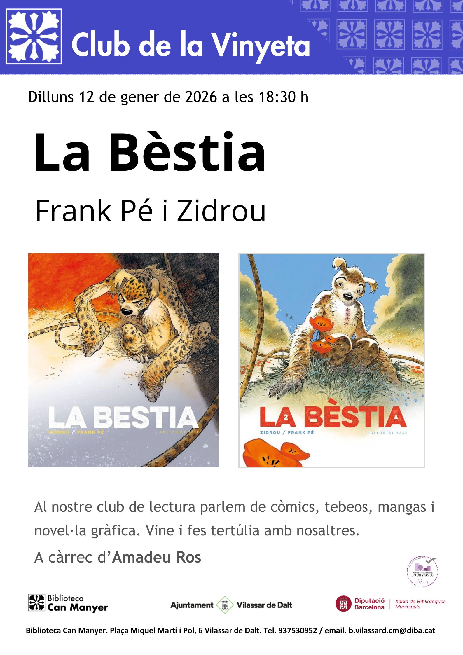 Club de la Vinyeta. 'La b&egrave;stia'