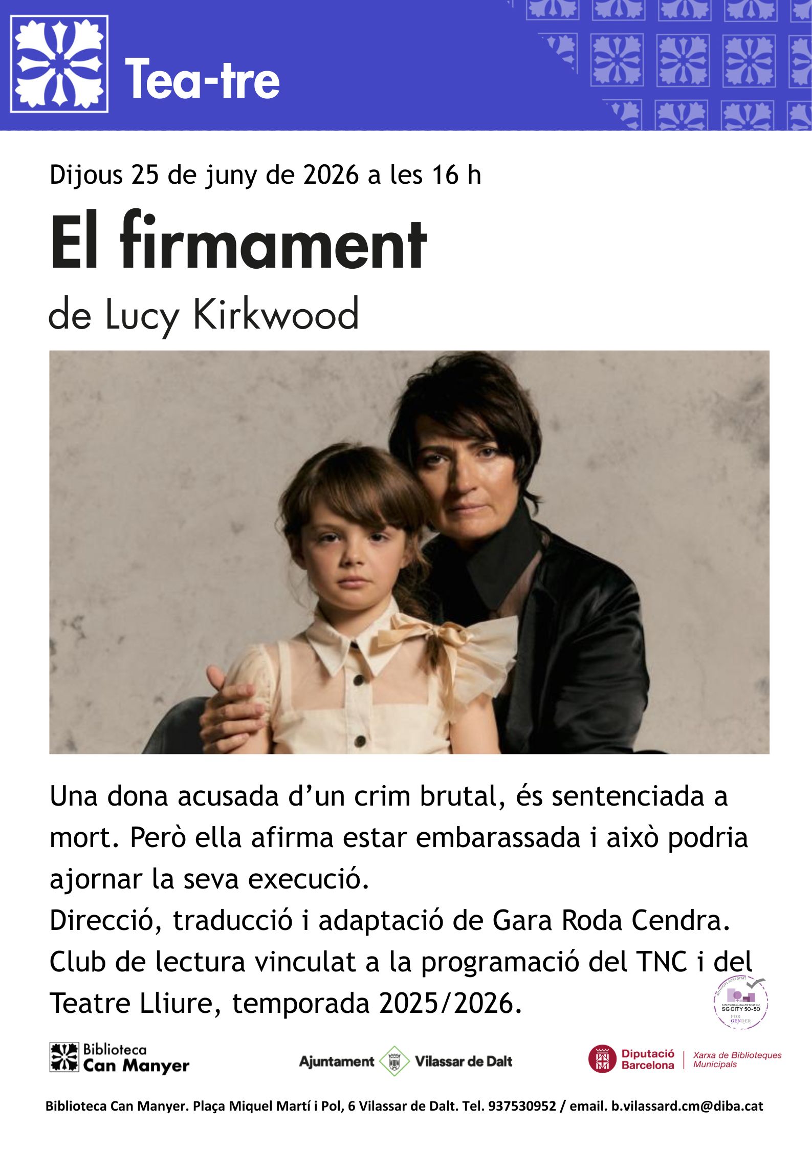 Tea-tre: 'El firmament'