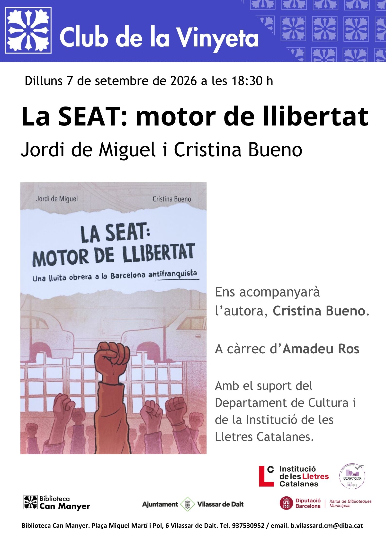 Club de la Vinyeta: 'La SEAT, motor de llibertat'