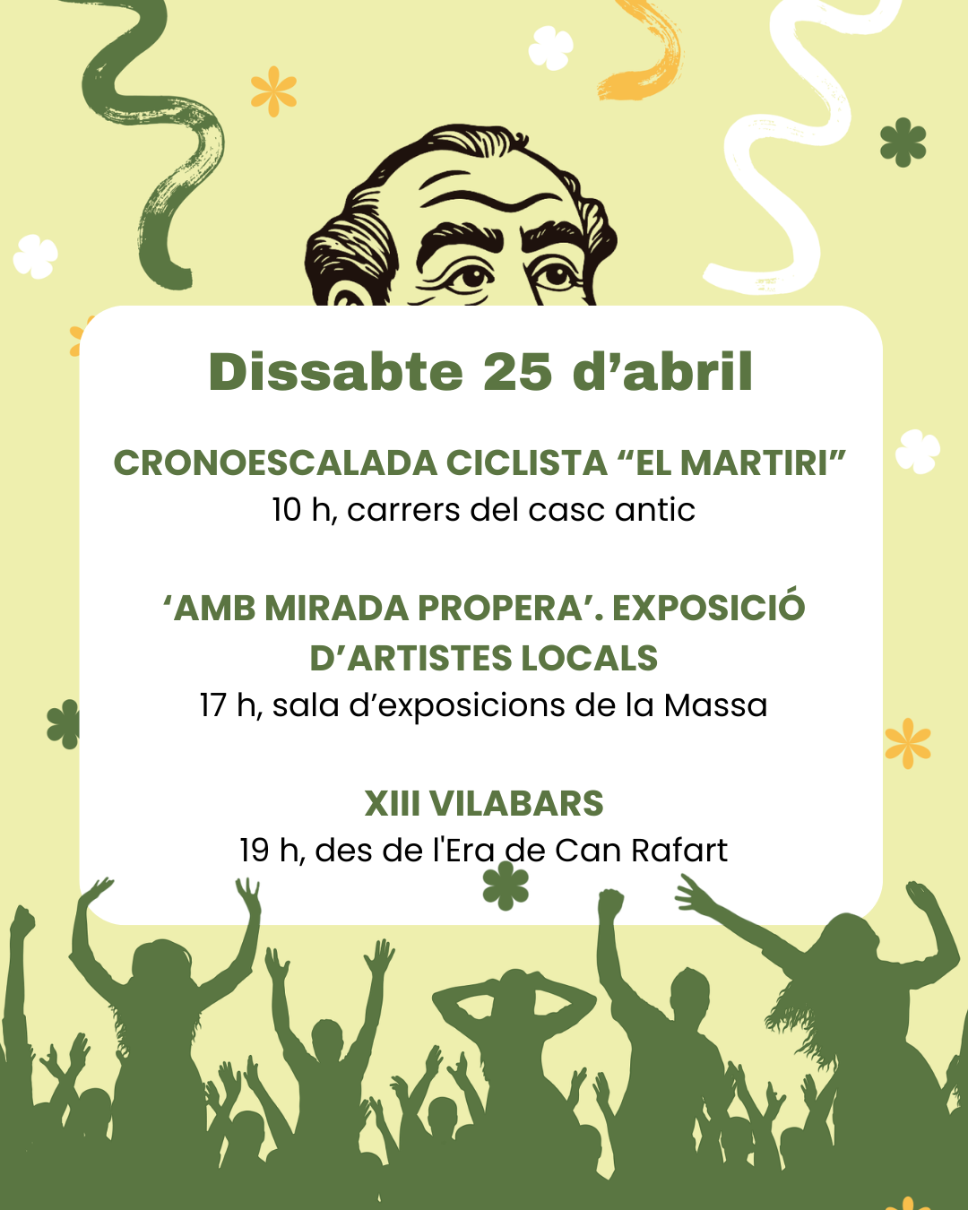 Pr&ograve;leg de la Festa Major: 25 d'abril