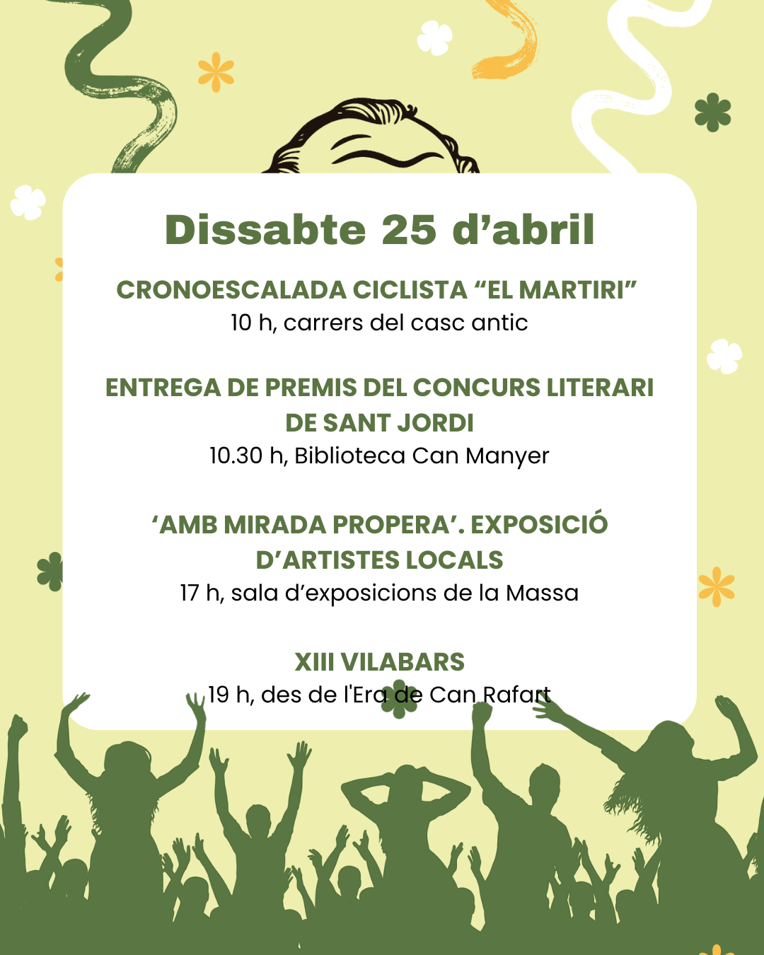 Pr&ograve;leg de la Festa Major: 25 d'abril