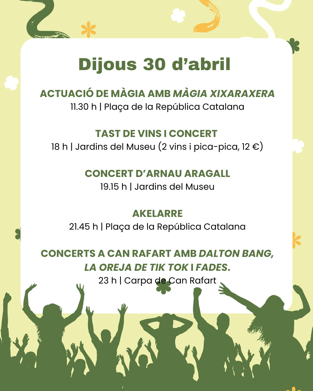 Sants M&agrave;rtirs 26: 30 d'abril