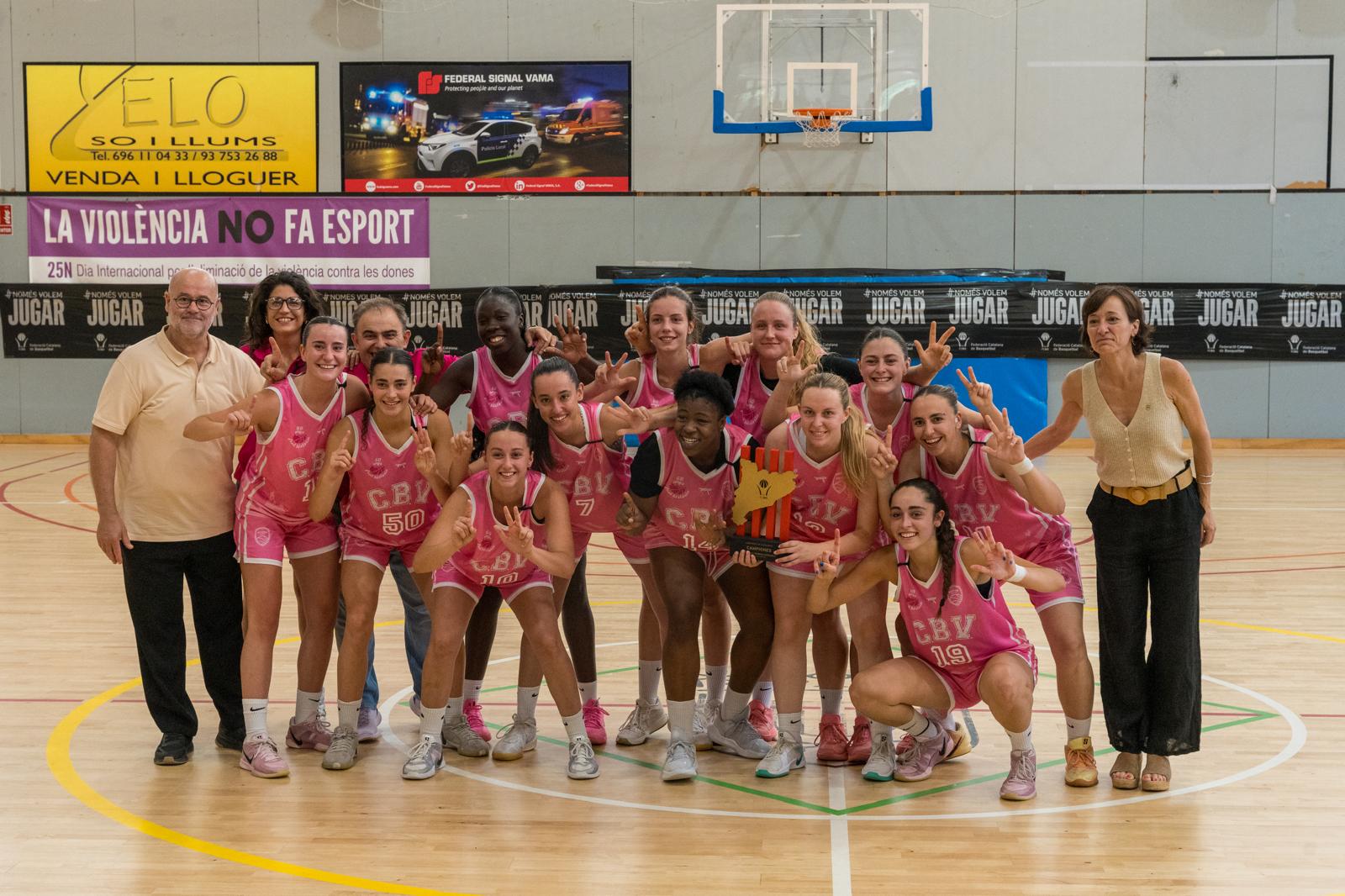 El S&egrave;nior A femen&iacute; del CB Vilassar de Dalt es corona campi&oacute; de Catalunya 