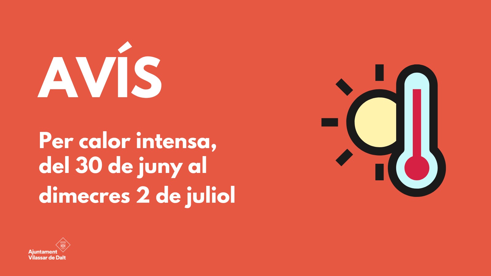 Vilassar, en fase de prealerta per calor molt intensa
